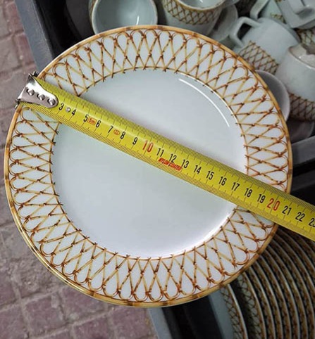 Plato Postre Borneo 21cm